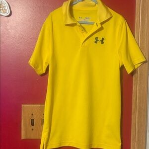 Under Armour Bright Yellow Polo Shirt